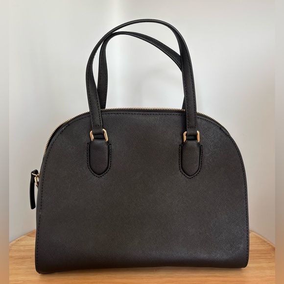 Kate Spade New York Reiley Laurel Way Black Leather Satchel, NWOT - Picture 3 of 5